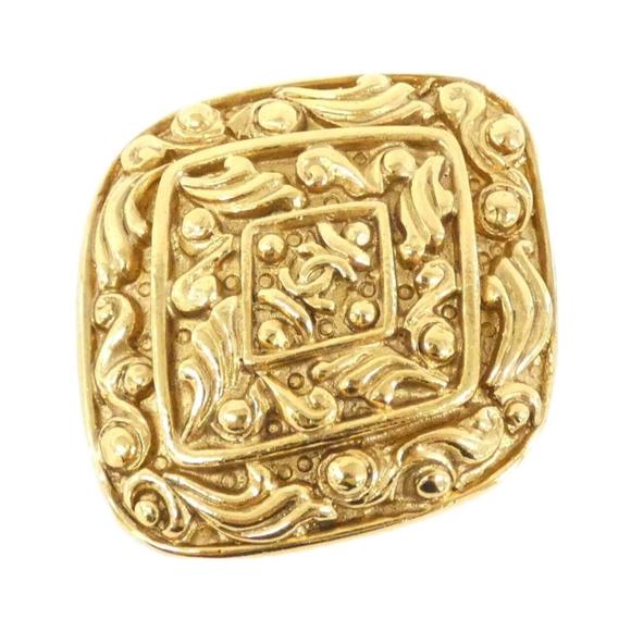 CHANEL Gold Brooch - Picture 1 of 3